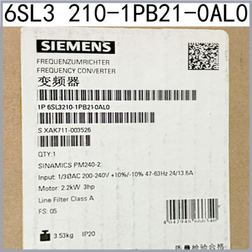 One New Siemens 6SL3210-1PB21-4AL0 PLC Module Fast Shipping