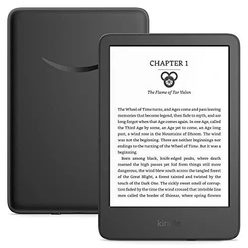 Amazon Kindle Basic 11th Generation Gen Wi-Fi 6-inch Black E-Reader 16 GB, NEW