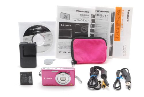 [Near MINT ] Panasonic Lumix Dmc-Fx77 Pink 24mm Wide Digital Camera From JAPAN