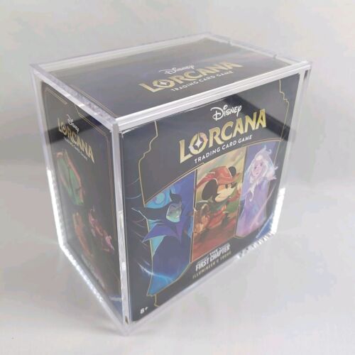 Disney Lorcana  Trove Premium UV Acrylic Display Case – Magnetic Sliding Close