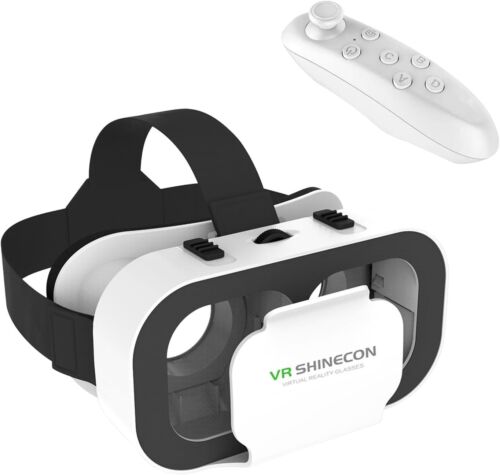 VR Headset for Cellphone, Virtual Reality 3D Glasses with iPhone or…