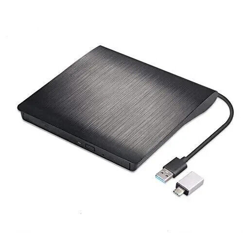 External CD/DVD Drive, USB 3.0 Type-C Lightscribe External CD/DVD Burner,Optical