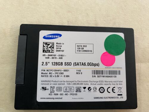 Samsung 2.5″  128GB  SATA 6.0Gbps SOLID STATE SSD Drive, mixed