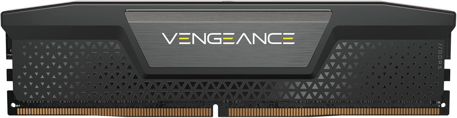 CORSAIR VENGEANCE DDR5 RAM 32GB (2x16GB) 7200MHz CL34 Intel XMP iCUE Compatible Computer Memory – Black (CMK32GX5M2X7200C34)