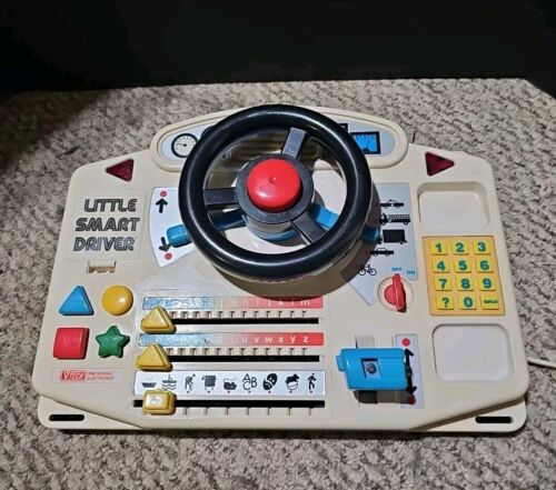 Vintage 1989 VTech Little Smart Driver Driving Talking Activity Center-NO PHONE