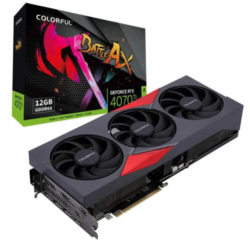 COLORFIRE GeForce RTX 4070 Meow 12GB GDDR6X Graphics card Gaming GPU