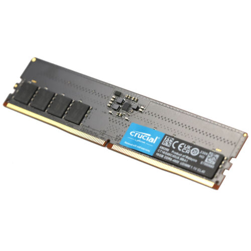 Crucial 32GB (2 x 16GB)UDIMM DDR5 4800 (PC5 38400) Desktop Memory CT2K16G48C40U5