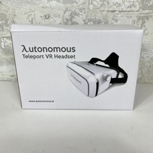 Autonomous (A45) Teleport VR Headset / Phone Goggles / Virtual Reality/White New