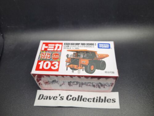 Takara Tomy Tomica #103 Hitachi Rigid Dump Truck EH3500AC-3 1/185 Scale