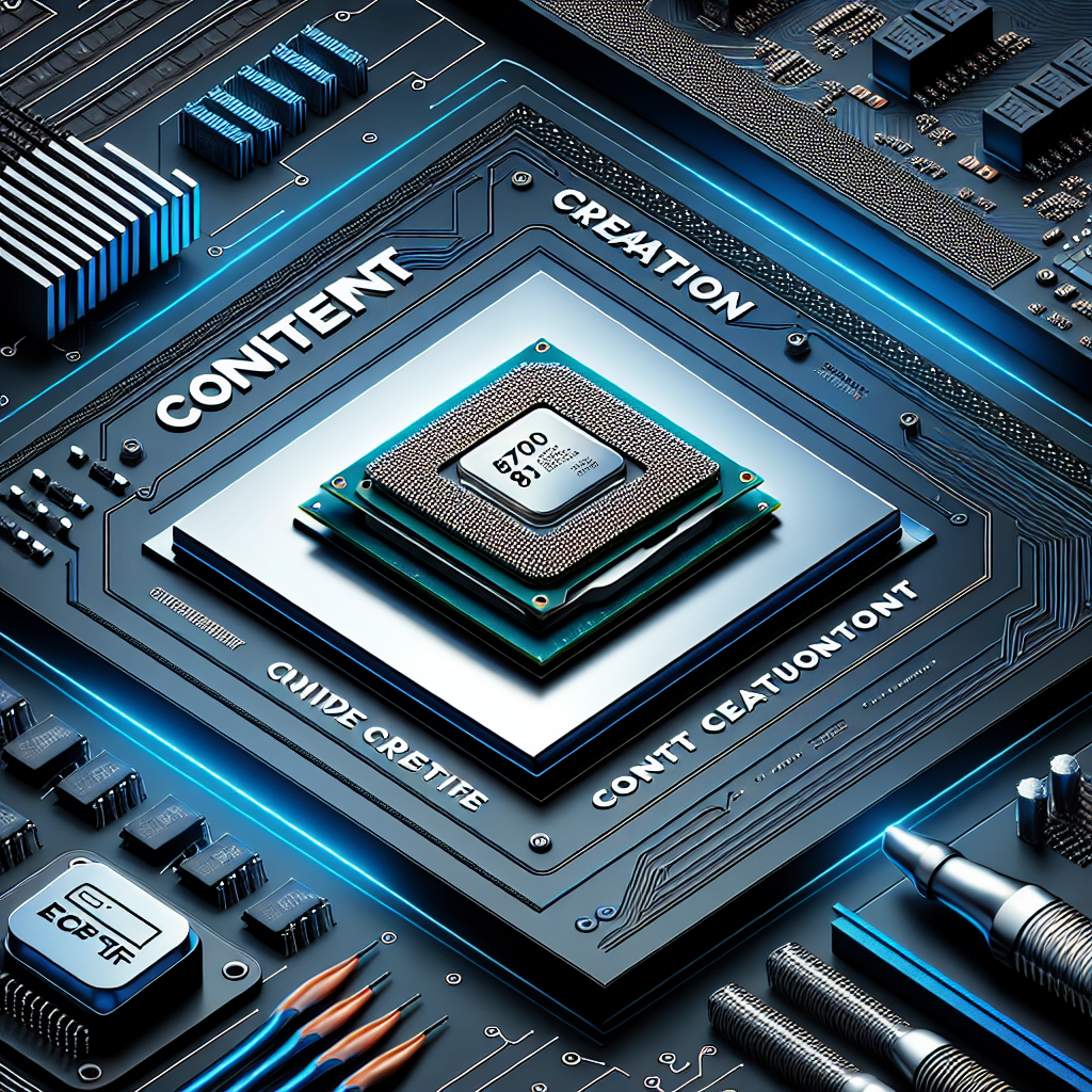 Why the 8700F 4.1GHz CPU is Perfect for Content Creators