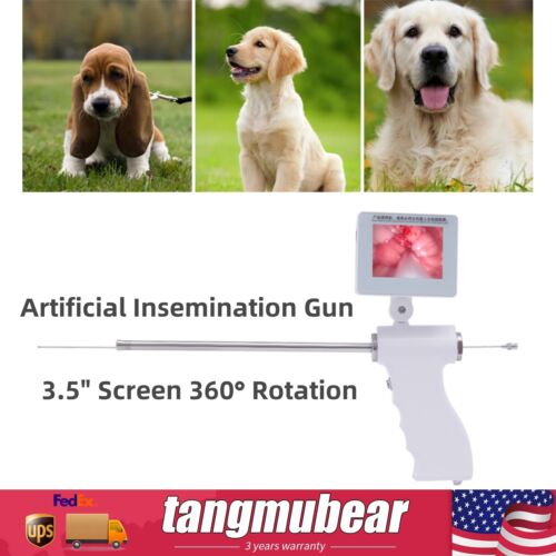 AI Breeding Machine Waterproof Camera Visual Dog Artificial Insemination Gun Kit