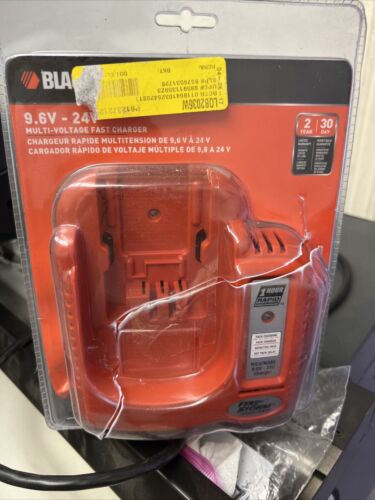 BLACK+DECKER Battery Charger, 9.6V to 24V (BDFC240)=Sealed package=NEW