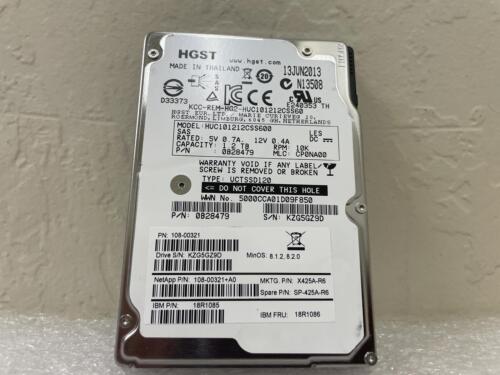 HGST HUC101212CSS600 1.2 TB 2.5 SAS HDD, GRADE A