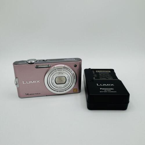 Panasonic LUMIX DMC-FX66 Pink Camera  Japanese Only w/Charger Battery Excellent+