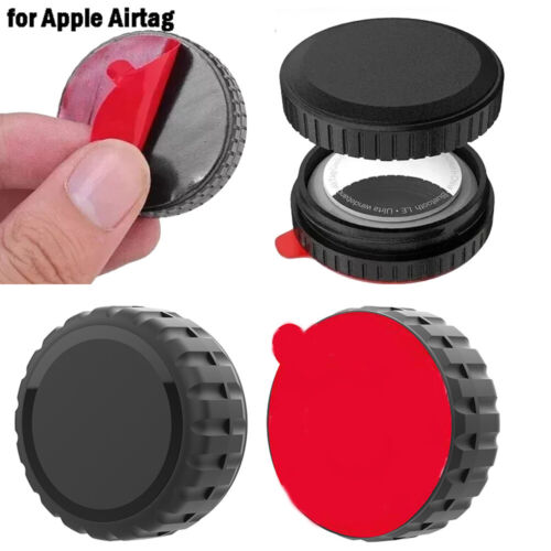 4pcs Encased Waterproof Adhesive Airtag Case For Apple Airtag Keychain Holder