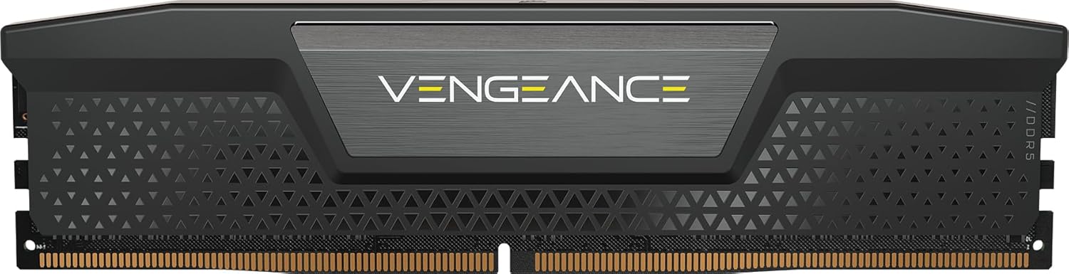 CORSAIR Vengeance DDR5 RAM 16GB (1x16GB) 5600MHz CL40-40-40-77 1.25V Intel XMP 3.0 Desktop Computer Memory – Black (CMK16GX5M1B5600C40)