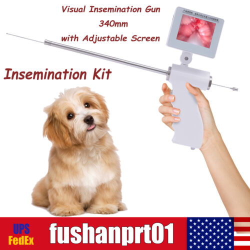 Visual Artificial Insemination AI Gun Breeding Device Dog Endoscope Breeding Kit