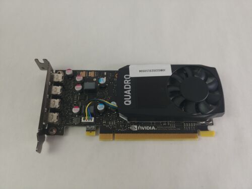 Nvidia Quadro P600 2 GB GDDR5 PCI Express x16 Low Profile Video Card