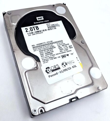 Western Digital WD Re 2TB 3.5″ HDD 7200 RPM 64MB SATA III Hard Drive WD2000FYYZ