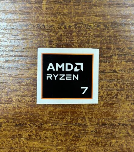 1x AMD Ryzen 7 Desktop / Laptop Custom Sticker Label (NEW)