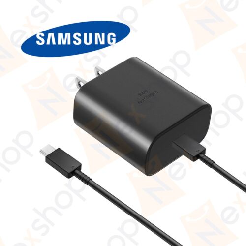 Original Samsung Galaxy S24/S23/S22 +/Ultra 45W USB-C Super Fast Charger & Cable