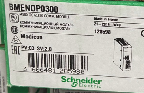 Schneider Electric, BMENOC0301C, M580 Ethernet Comm Module