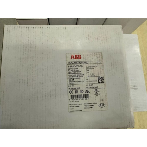 PSR60-600-70 ABB 30KW Soft Starter Spot Goods Fast Shipping