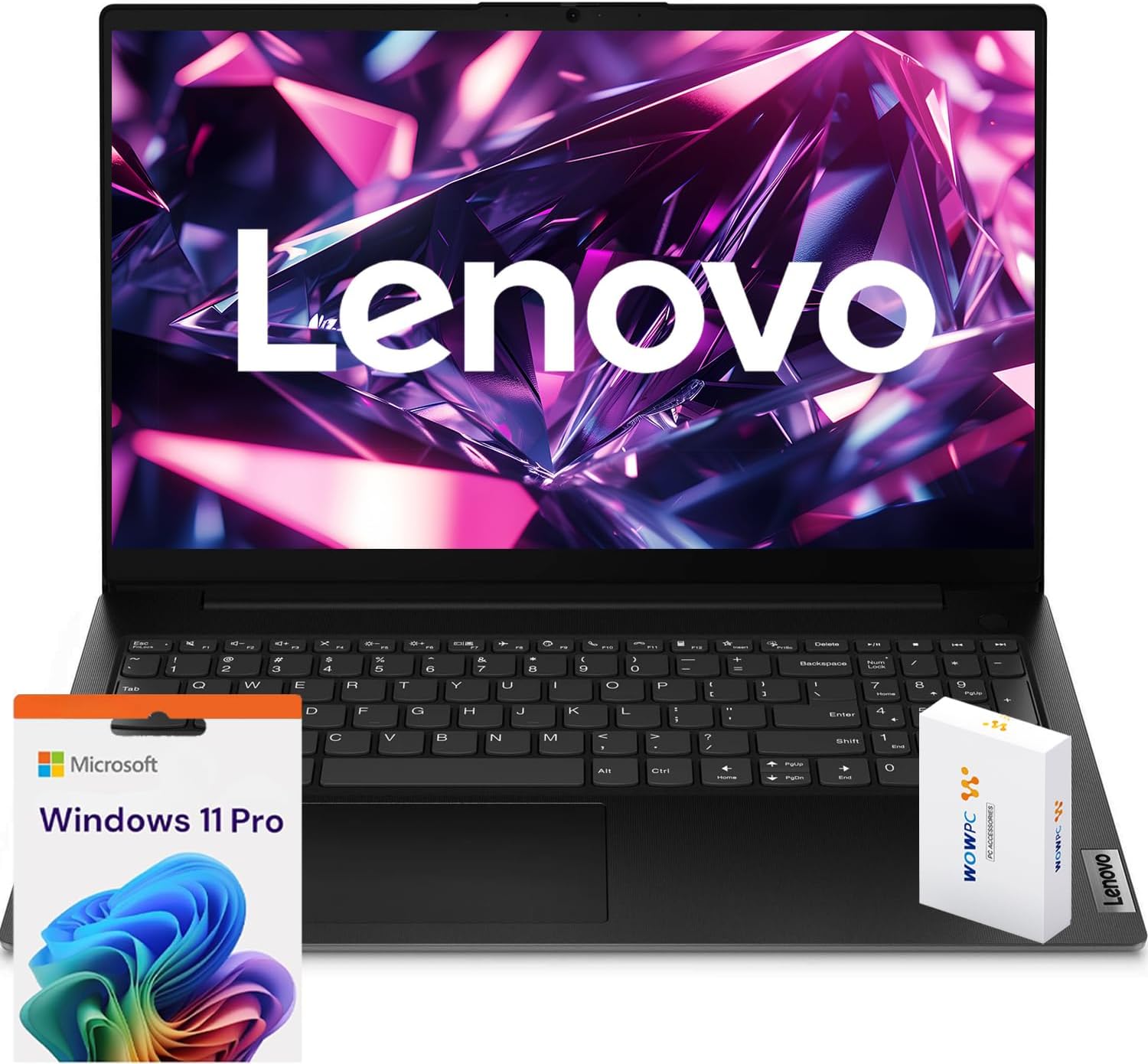 Lenovo New V15 Business Laptop | 40GB RAM | 512GB SSD | Intel Pentium N6000 Processor | 15.6″ FHD 1080p Anti-Glare Display | Ethernet RJ-45 | Wi-Fi 6 | Webcam | Windows 11 Pro | WOWPC Recovery USB