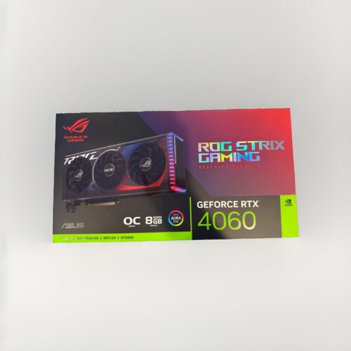 ASUS ROG Strix GeForce RTX 4060 Ti OC 8GB GDDR6 Graphics Card