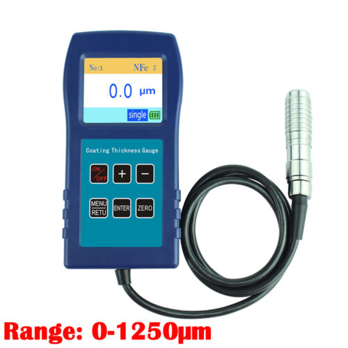 Paint Dry Film Coating Thickness Gauge Tester Meter Data Storage Function Fe NFe