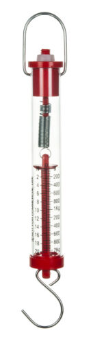 Newton Force Meter Spring Scale – Max Capacity 20N, 2Kg, Dual Scale Labeled