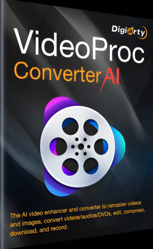 VideoProc Converter AI [5 in 1 tools] {Lifetime} {DISC}