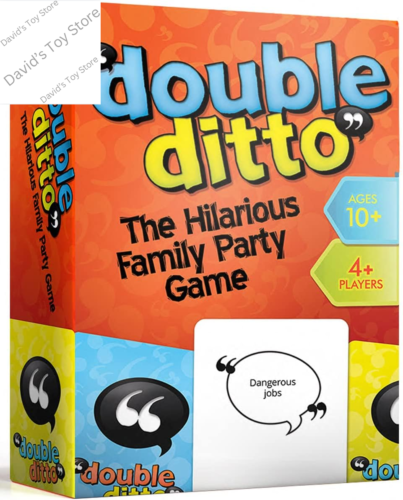 Family Board Game Double Ditto Hilarious Award-Winning Game for Ages 8 + (4-20 P