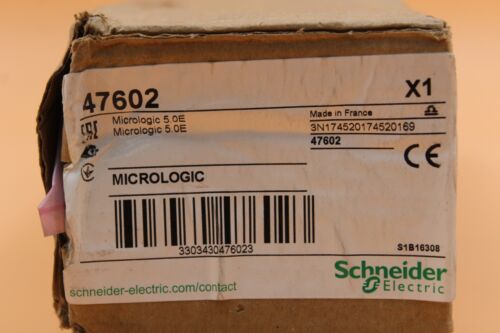 SCHNEIDER ELECTRIC 47602 MICROLOGIC 5.0E FOR MASTERPACT NT/NW LT PROTECTION