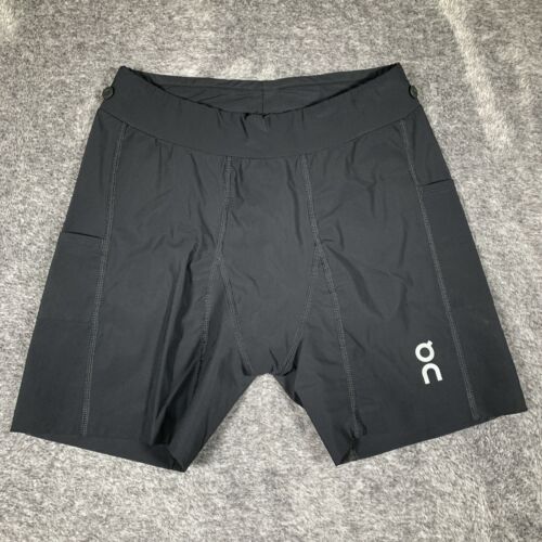 On Cloud Hybrid Shorts Men’s L Black Swiss Engineering