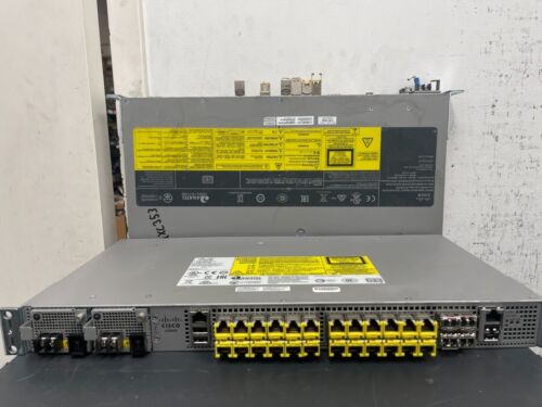 Cisco ASR-920-24SZ-M  w/ ASR920-24G-4-10G lic and 24xGLC-TE and 4xTransceiver