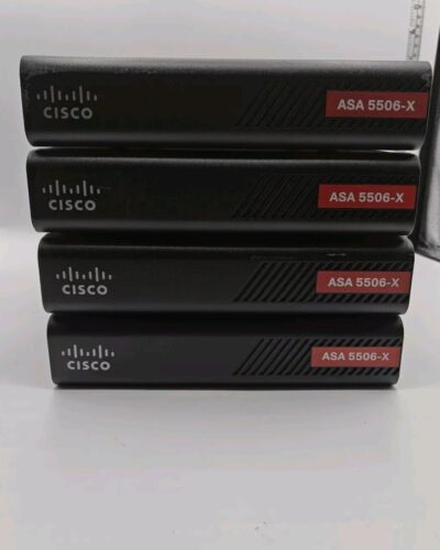 4 Cisco 5506-X V04 V06 VO7 Network Security Firewall No Power Adapter B1