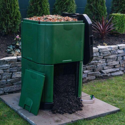 Aerobin Composter 55 Gallon, Garden, Bin, Insulated, Outdoor, Green NEW