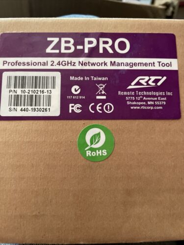 RTI Professional ZB-PRO 2.4 GHz Network Management Tool