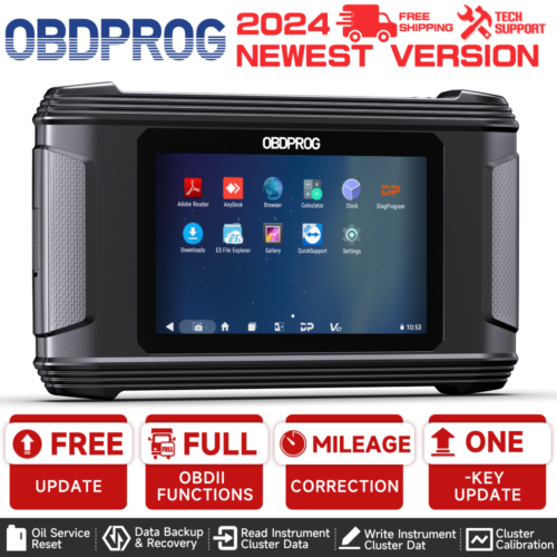 Auto OBDPROG M500 Mileage Adjustment Odometer Correction OBD2 Scanner Oil Reset