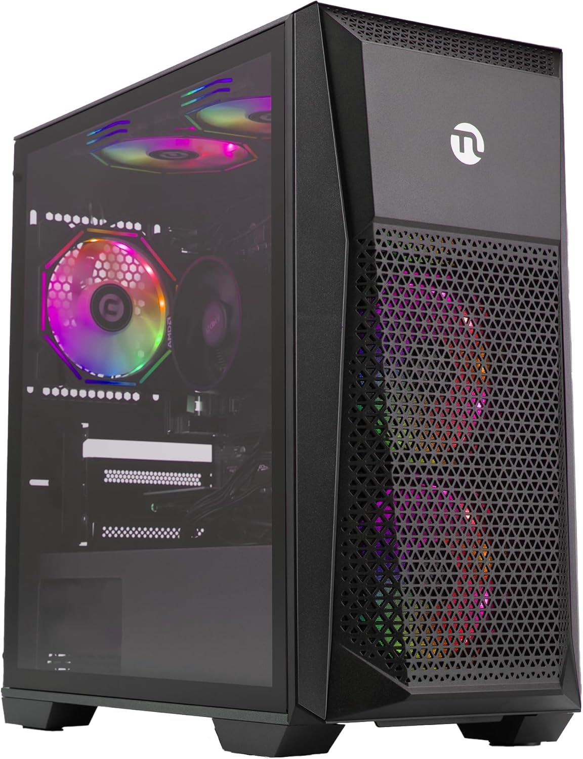 Soul Gaming PC Desktop,AMD Ryzen 7 5700G 8 core 3.8GHz(up to 4.6GHz),AMD Radeon Vega Graphics,16GB DDR4 RAM 3200MHz,1TB NVME SSD,550W PSU,11AC Wi-Fi, Windows 11 Home 64-bit.