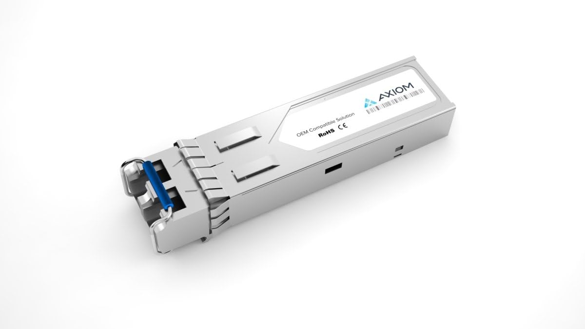 Axiom 1000BASE-BX10-D SFP Transceiver for Cisco – GLC-BX-D-I – TAA Compliant – for Data Networking, Optical Network – 1 LC Simplex 1000Base-BX10-D Network – Optical Fiber Single-Mode – Gigabit Ethern