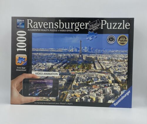 Ravensburger Augmented Reality Over Rooftops of Paris 1000 Pc Puzzle New Sealed