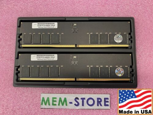 64GB 2x32GB DDR5-4800MHz UDIMM RAM for IMB-1315 IMB-1713 Motherboard Compatible