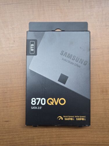 Samsung QVO 8TB SSD SATA III 2.5″ Internal Solid State Drive. NEW