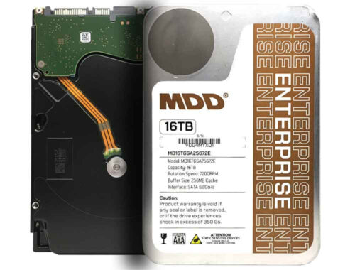 MDD 16TB 7200RPM 256MB Cache SATA 6.0Gb/s 3.5″ Enterprise, NAS, CCTV Hard Drive