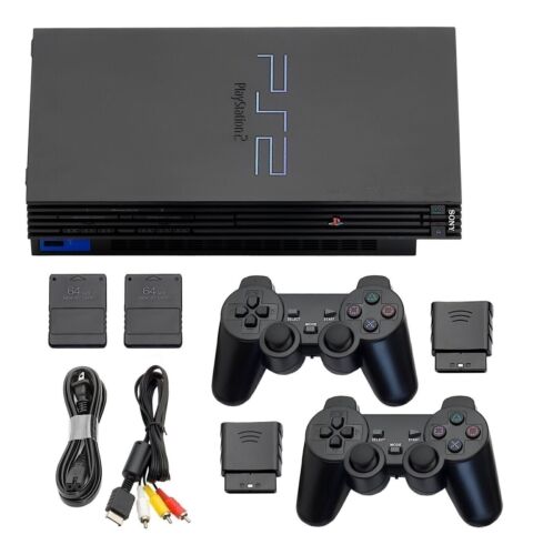 Guaranteed PlayStation 2 PS2 Game Console + Wireless Controllers + US Seller