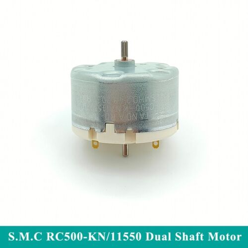 Standard Motor RC500-FN/12560 DC6V-12V Dual Shaft Micro 32mm Round Spindle Motor