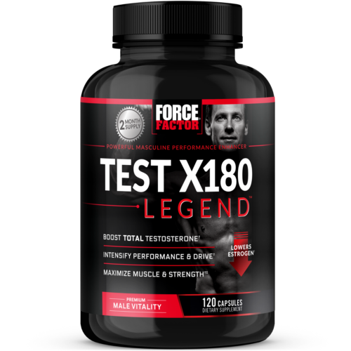 Force Factor Test X180 Legend – Testosterone Booster and Muscle Builder for Men