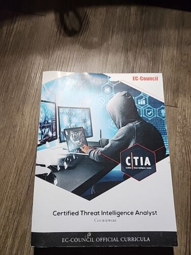 Certified Threat Intelligence  Analyst Courseware EC-Council 2018 SOFTCOVER